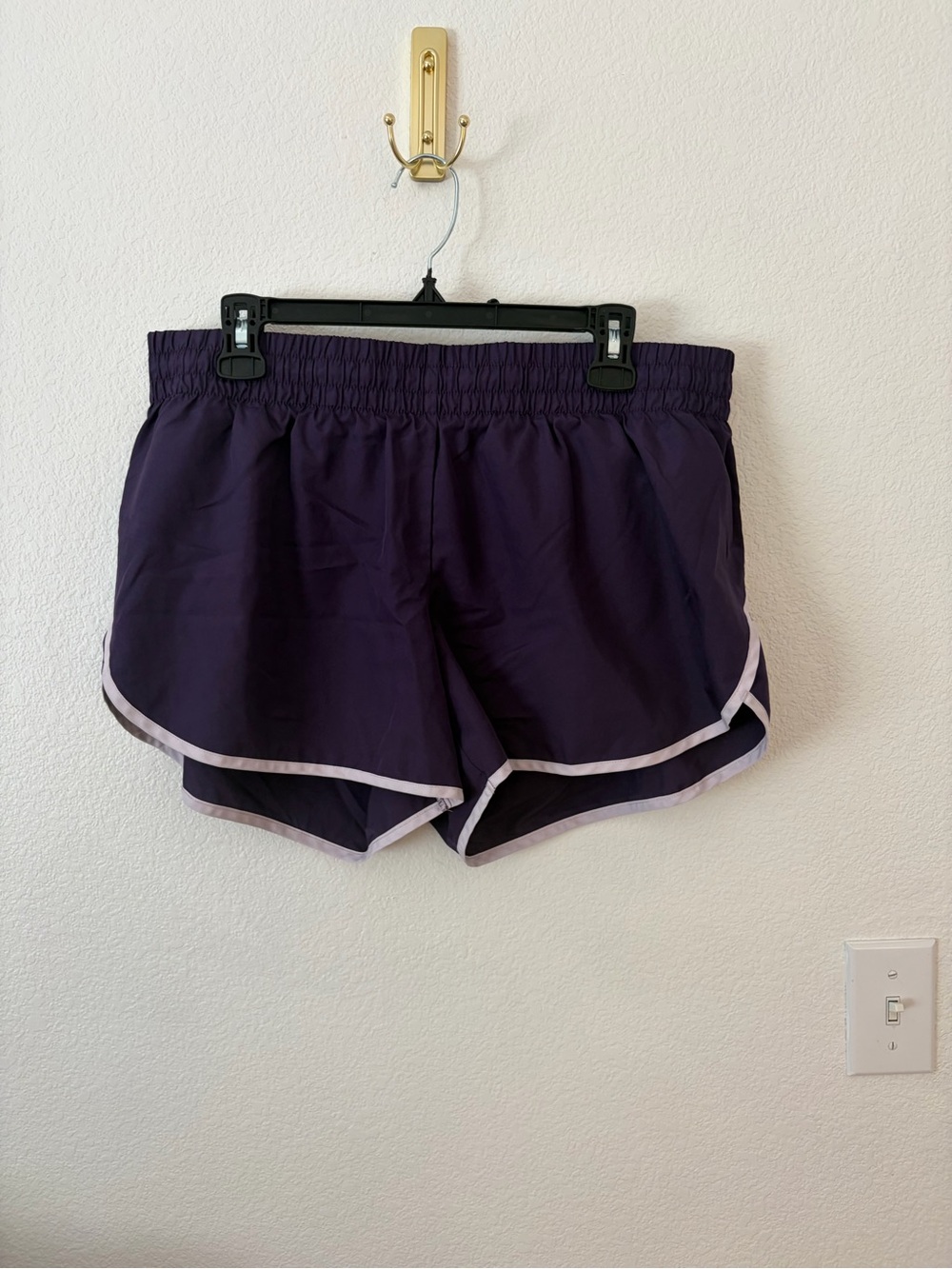 Women's Athletic Shorts - Purple Size XL